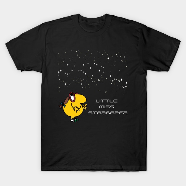 Little Miss Stargazer T-Shirt by EventHorizonX